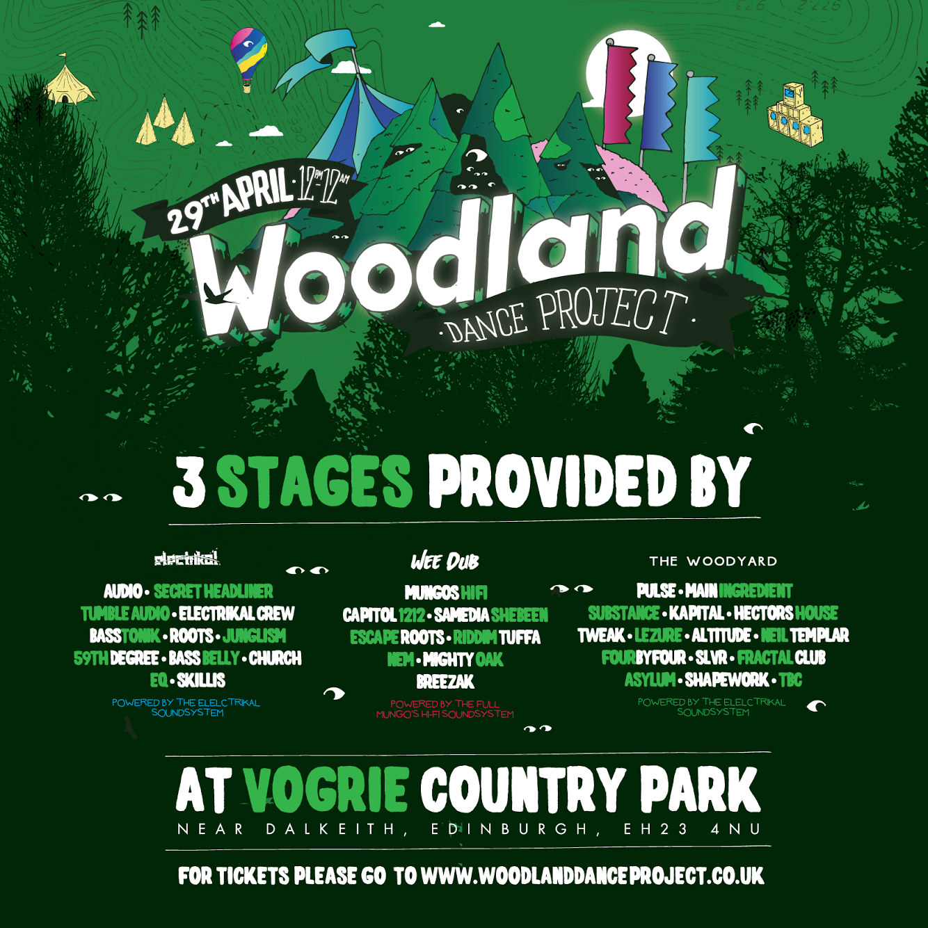 Woodland Dance Project Electrikal Sound System